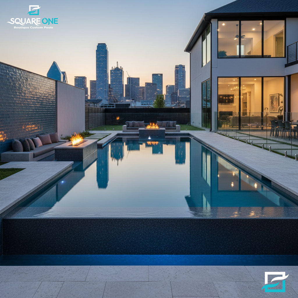 Dallas Luxury Living: Architectural Pools for Urban Backyards – Square ...